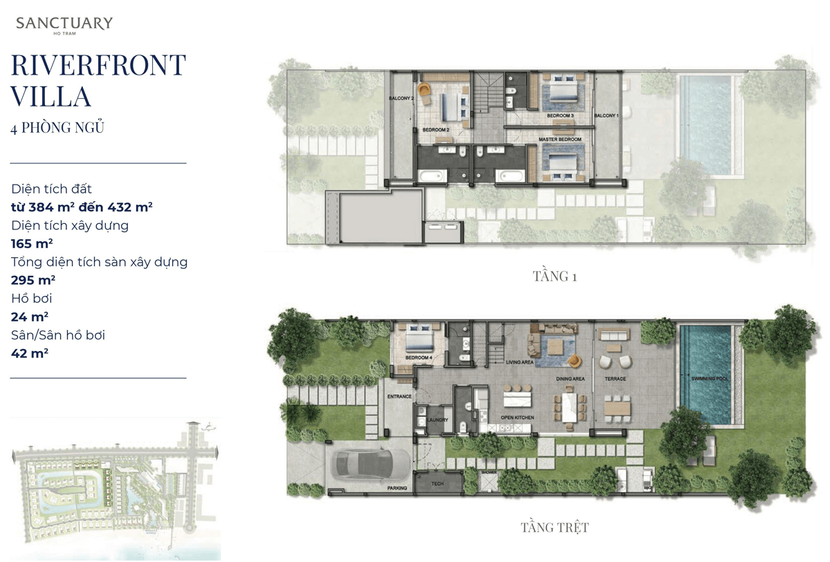 THIẾT KẾ BIỆT THỰ SANCTUARY HỒ TRÀM