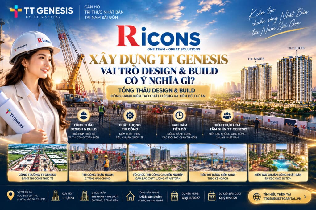 Vai Trò Ricons - Design & Build Dự Án TT Genesis